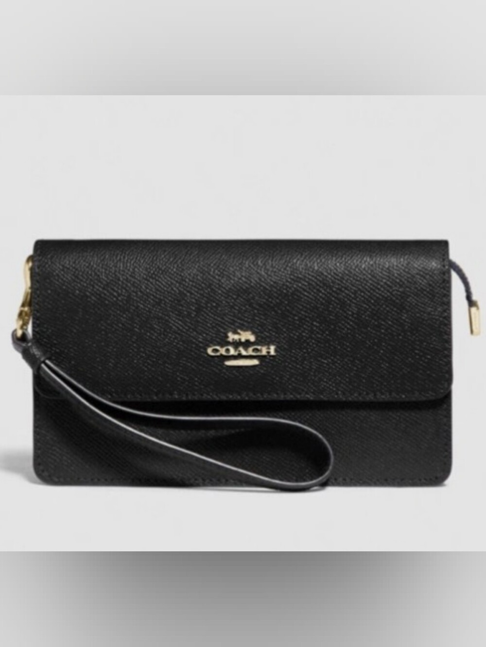 Coach Crossbody/Wristlet/Clutch Black